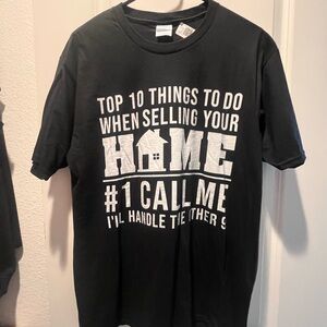 Black Graphic Tee - Call Me Design